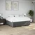Vidaxl Posteljni okvir brez vzmetnice temno siv 200x200 cm blago