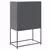 Visoka komoda antracit 68,5x38,5x107 cm čelična