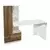 Hanah home Radni sto 120x73,8x61,8cm Orah