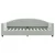 Dnevni krevet s madracem svjetlosivi 80 x 200 cm baršunasti