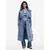 Desigual Prehoden plašč moder denim