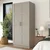 Hanah Home BA274 ormar 90 × 210 × 57,5 cm, peščana
