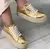 Mona Shoes Ženske patike, Kožne, Zlatne boje