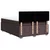 vidaXL vidaXL Box spring postelja z vzmetnico temno rjava 160x200 cm blago, (21308664)