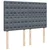 Vidaxl Box spring posteljni z vzmetnico temno siv 140x190 cm žamet