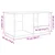 Set TV komoda Zidne Crna 72 x 35 x 37 cm Konstruirano drvo