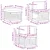 Set vanjskih sofa s jastukom 8 pcs Prirodna i svijetlo siva