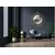 Wallity Zidni sat Mclock-00123, 58x65x7 cm, Zlatne boje