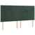 Vidaxl Box spring postelja z vzmetnico temno zelena 180x200 cm žamet