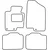 Textile car mats Kia Optima 2012-2015