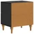 Noćni ormar 2 pcs Crna 43 x 34,5 x 48 cm Konstruirano drvo