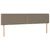 Vidaxl Box spring postelja z vzmetnico LED taupe 200x200 cm blago