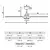 FARO 33806WT-1TW - LED prigušiva za ventilator HEYWOOD S 10W/230V drvo/crna prečnik 90 cm WT+DO