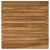 Gornji dio stola 50 x 50 x 3,5 cm Četvrtasti Čvrsto teak drvo
