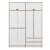 Hanah home Ormar Elina 185x253x52cm Belo-Bež