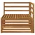Vanjska kutna sofa Čvrsto drvo akacije Prirodna 83 x 83 x 73 cm