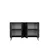 Hanah Home komoda Ece 120, 120 cm, antracit / srebrna