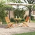 Sklopivi bistro set 3 kom. Smeđa Čvrsto drvo akacije