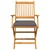 Sklopiva stolica s jastukom 6 pcs Siva 49 x 57,5 x 92 cm