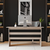 Hanah home Radni sto 140x73,8x60cm Hrast-Crni