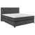 BOXSPRING KREVET CARMEN C 180/200 cm , antracit