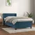 Vidaxl Box spring postelja z vzmetnico temno modra 80x200 cm žamet