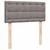 vidaXL Box spring postelja z vzmetnico taupe 90x200 cm blago
