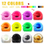 MISSCHEERING Gel za nail art, 8 ml, 12 komada