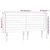 Vidaxl vidaXL Vzglavje postelje s krilci, kremne barve, 163x16x118/128 cm, blago