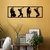 Atelier Del Sofa Zidna dekoracija Faraza, 68x22 cm, 1.2mm, Crna