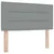 Vidaxl LED Box Spring Postelja Svetlo siva 80 x 200 cm blago