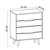HANAH HOME Komoda Flora Sapphire Oak