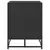Klupa za cipele crna 80x40x53,5 cm od drveta i metala