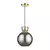 Endon 111336 - Luster na sajli 1xE27/10W/230V zlatna/dimljena crna