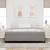 Vidaxl Postelja z vzmetnico Taupe 180 x 200 cm blago