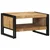 Stol za kavu 70x50x38 cm Puno grubo drvo Mango