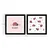 Wallity slika 2P3333SCT-008, 2 dijela, 33 x 68 cm