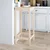 Vidaxl Barska miza 50x50x110 cm trdna borovina