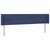 LED uzglavlje plavo 163x16x78/88 cm od tkanine