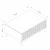 Hanah Home Klub sto Luxe 90x40x60cm Pesak