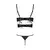 Ženski sexy erotski veš bikini Francesca, Crni