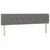 Vidaxl Box spring postelja z vzmetnico temno siva 200x200 cm blago