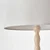 KINNAHULT Podna lampa, jasen/bela, 150 cm