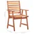 Vrtne blagovaonske stolice s jastucima 6 kom od bagremovog drva