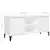 TV ormarić s metalnim nogama bijeli 103,5 x 35 x 50 cm