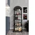 Hanah Home Polica za kafu Lungo, 30x50x140 cm, Crna