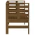 Vidaxl Vrtna klop medeno rjava 111,5x53x71 cm trdna borovina