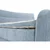 Esposa BOXSPRING POSTELJA 180 cm  x 200 cm , tekstil svetlo modra