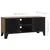 TV ormarić rustični smeđi 105 x 36 x 47 cm od metala i MDF-a