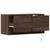 Zidni TV ormarić s LED svjetlima boja hrasta 80x31x38 cm